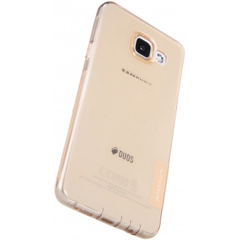 Galaxy A3 (2016) dėklas silikoninis auksinis  "Nillkin" Nature
